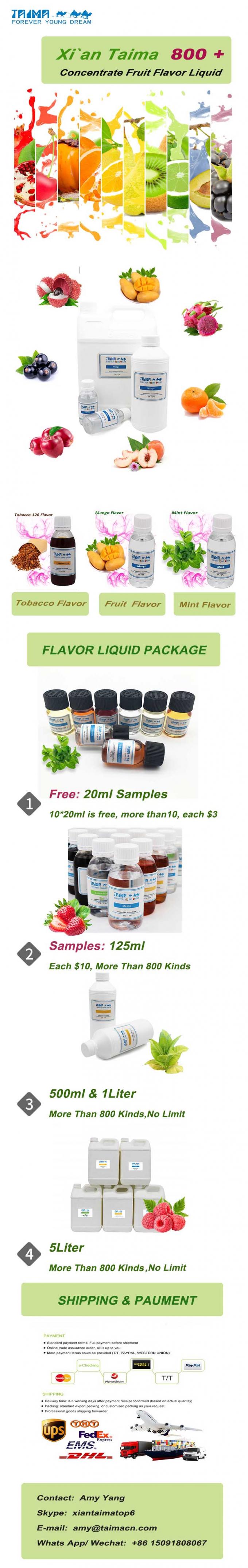 E Cigarette Usp Grade 125ml Concentrate Fruit Flavors 1