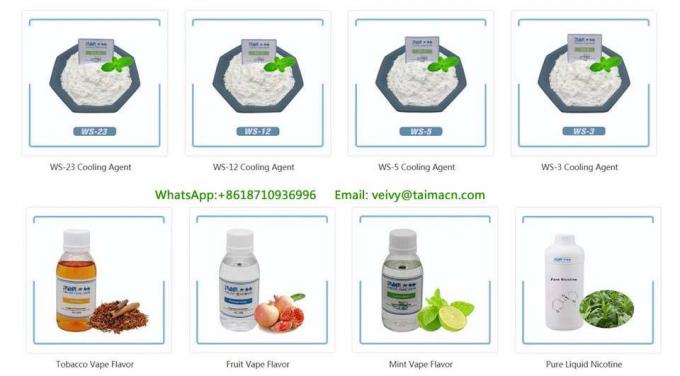 WS27 WS23 White Crystal Food Grade Cooling Agent Powder 2
