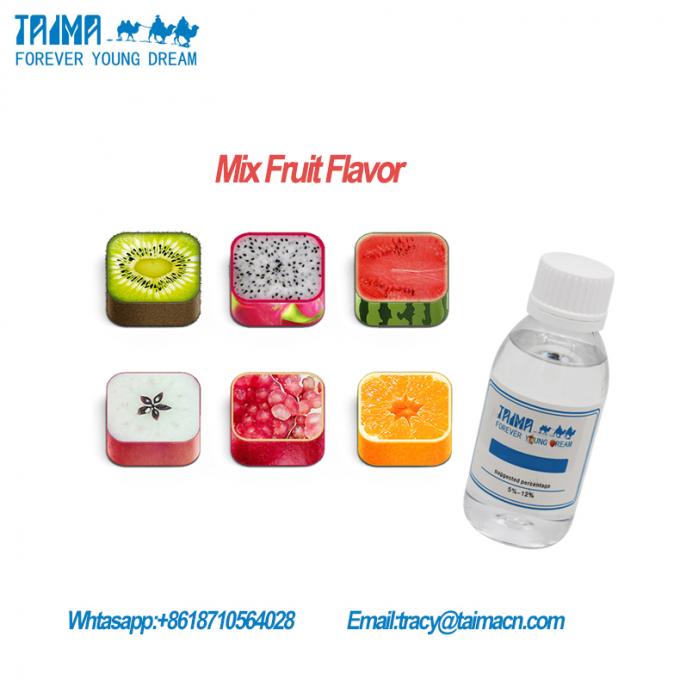 Colorless Vape Liquid Concentrated Fruit Flavors 125ml 0