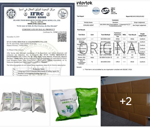 HPLC WS-3 Koolada Cooling Agent Powder CAS 39711-79-0 3