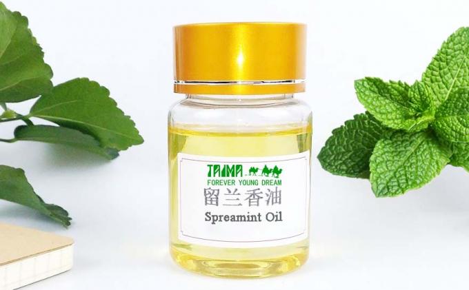 Organic Food Grade Additives 100% Spearmint Essential Oil HPLC 0
