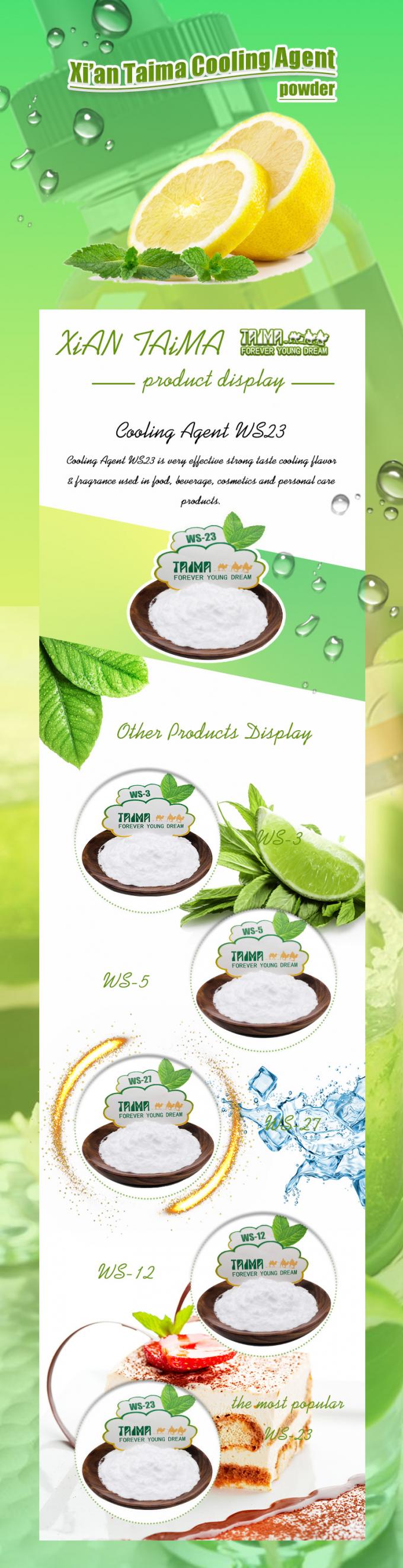 Cooling Flavor Food Flavor TAIMA Cooling Agent WS23 For Food Beverage Vape Daily Use Products PG VG Soluble 2