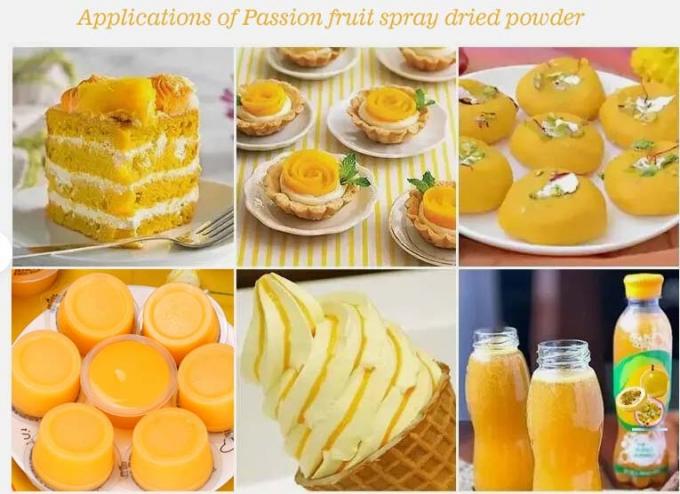 Food Grade Passion Fruit Powder Spray Drying For Beverage 2