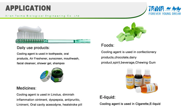 Food Grade Coolant WS-5 with 99% Purity and Mint Substitute for Cooling Applications 1
