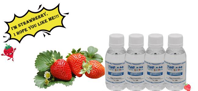 Strawberry Vape Liquid Flavor Concentrate / Liquid Fruit Flavors 2 Years Shelf Life 0