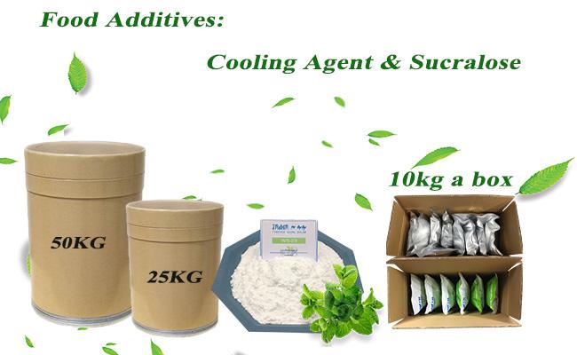 Food Additive Cooling Agent Powder And Sucralose Powder 56038-13-2 0