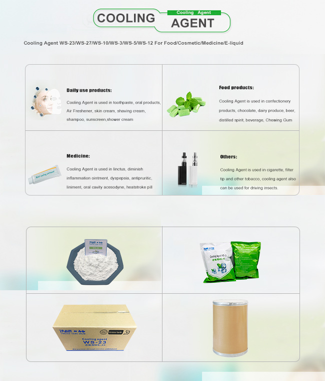 HPLC CAS 39711-79-0 Ws3 Ws5 Food Grade Cooling Agent 1