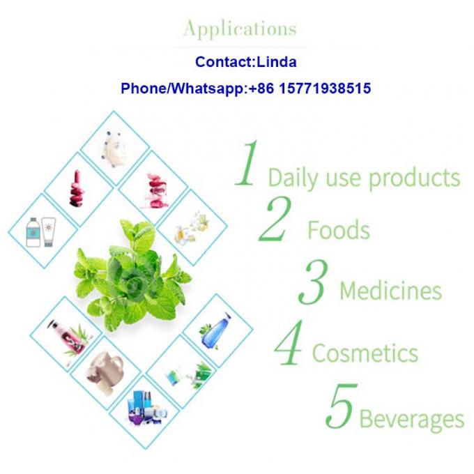 C10H20O Food Grade Natural Menthol Crystals For Beverage 0