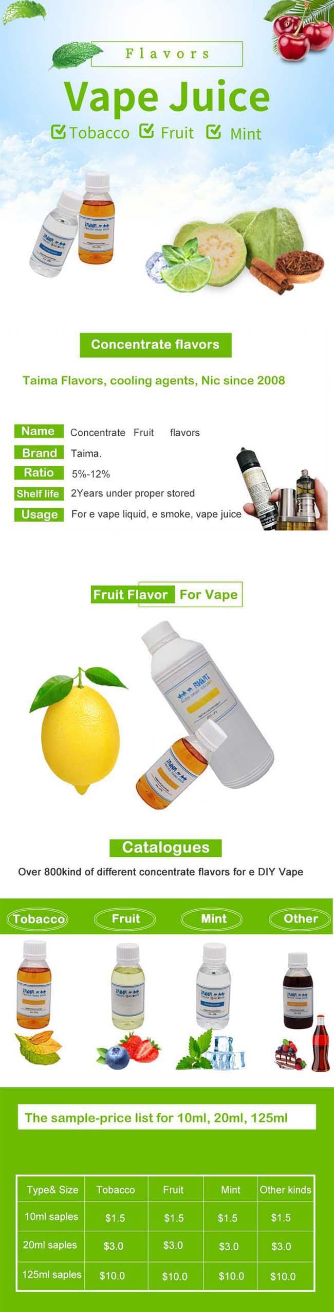 C14H26O2 Hookah Orange Fruit Vape Juice Flavors Concentrated 0