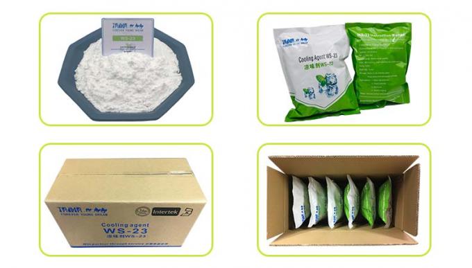 COA Food Grade Water Insoluble WS-23 Cooling Agent Powder 6