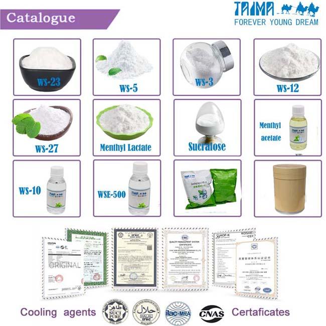 White Crystal 51115-67-4 Ws3 Cooling Agent 99.0% Purity 3