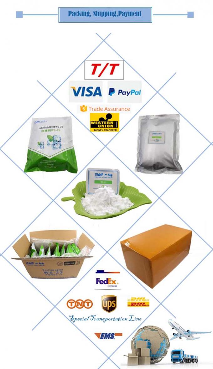 CAS 51115-67-4 Powdered Cooling Agent WS-23 Cooling Agent 4