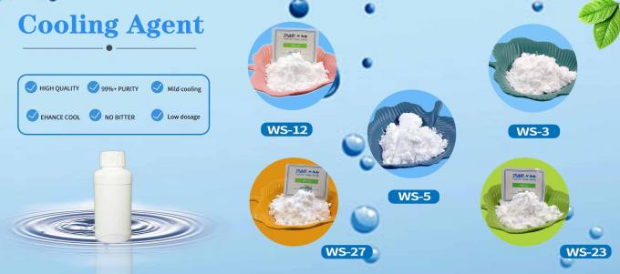 HPLC Ws-27 Cooling Agent Powder For Cosmetics Body Wash 1