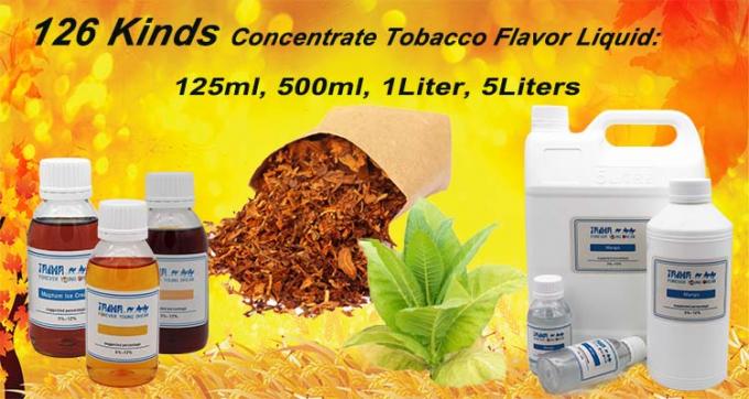 High Concentrate Tobacco Vape Juice Flavors 200ml PG VG Based 0