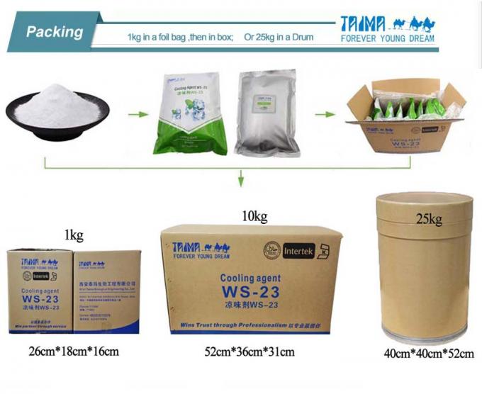 WS-27 Cooling Agent Powder C12H25NO 99.0% Purity Slight Menthol Odor 1
