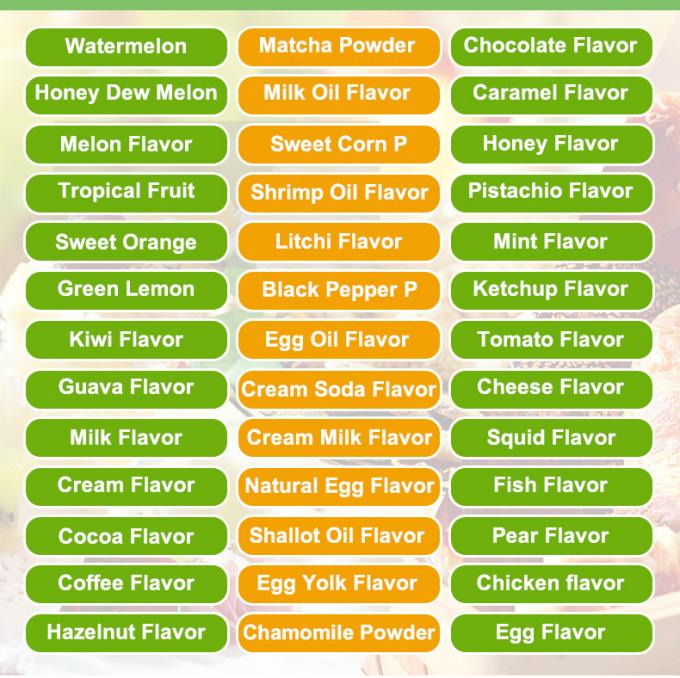 TAIMA Food Additives Concentrate Liquid Food Flavor Apple Flavor For Ice Cream Suggested Dosage 0.1%-0.3% 4