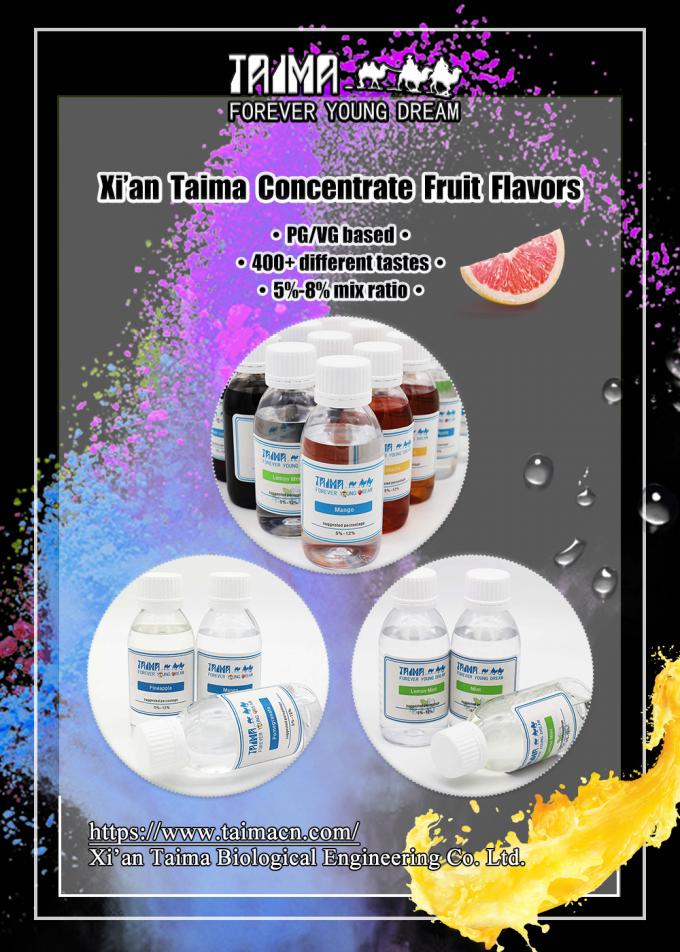 Colorless Liquid XIAN TAIMA E Cigarette Liquid Flavors 1