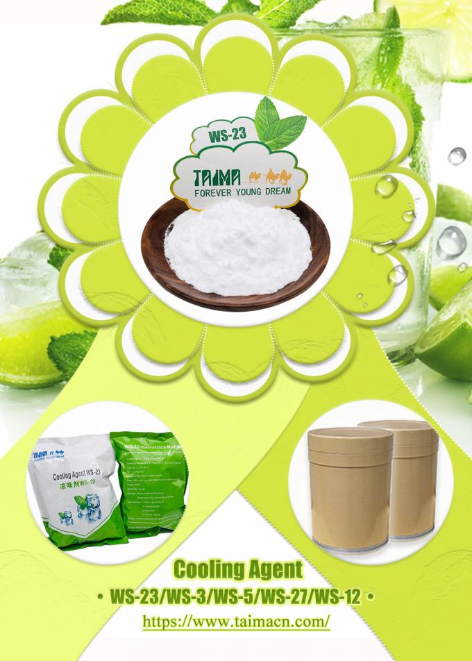 Food-grade cooling agent WS-23 manufacturer, flavor enhancer, mint-type cooling and strengthening agent, free sample, minimum batch quantity 1kg 0