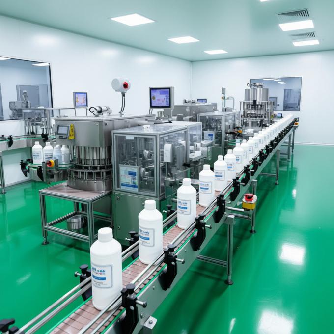 Xi'an Taima Biological Engineering Co.Ltd factory production line 1