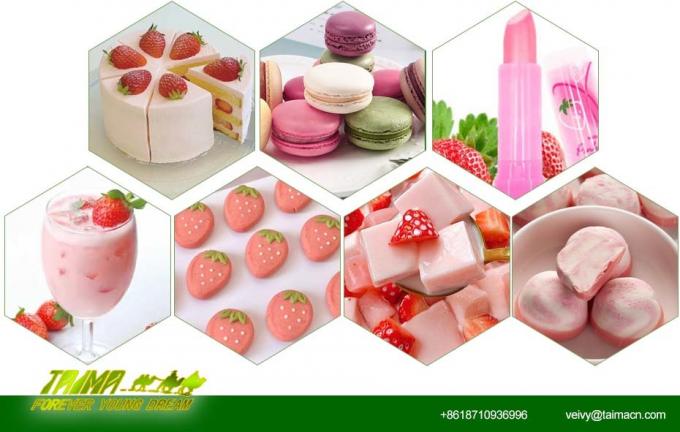 Strawberry Powder Spray-dried Powder Nature Pomegranate DRIED STRAWBERRY POWDER For Beverage For Baking 1