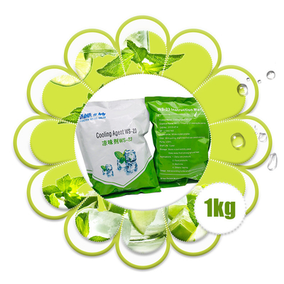 Food-grade cooling agent WS-23 manufacturer, flavor enhancer, mint-type cooling and strengthening agent, free sample, minimum batch quantity 1kg