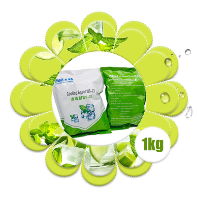 Food-grade cooling agent WS-23 manufacturer, flavor enhancer, mint-type cooling and strengthening agent, free sample, minimum batch quantity 1kg