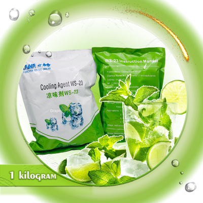 Mild Menthol Like Odor Propylene Glycol Vegetable Oils Solubility WS-23 Cooling Agent