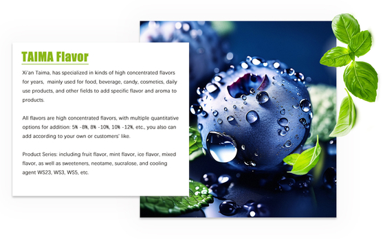 Taima Popular Vape Flavor Blueberry Flavour Free Provide Samples