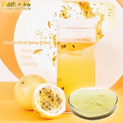 Food Grade Passion Fruit Powder Spray Drying For Beverage