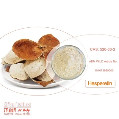 98% Hesperetinp Powder Cas 520-33-2 Hesperetin Extracted From Dried Orange Peel
