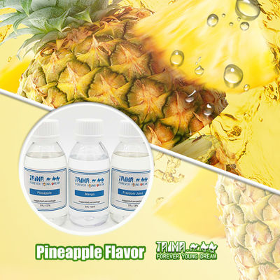 Pineapple Flavor E Cigarette Liquid Flavor with 5%-12% Mixed Ratio and 8% Adding Ratio for Quick Delivery