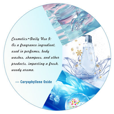 Caryophyllene oxide powder with melting point 55-62 °C boiling point 301.3°C and density 0.96 for pharmaceutical applications