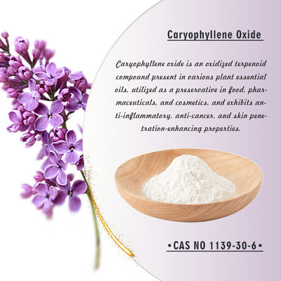 Wholesale 99% Purity Caryophyllene Oxide Food Additive White Powder for Cosmetics and Toothpaste
