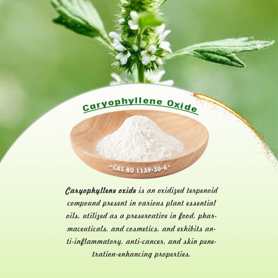 Wholesale 99% Purity Caryophyllene Oxide Food Additive White Powder for Cosmetics and Toothpaste