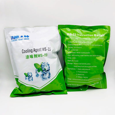 Food Grade 99% Purity WS-5 Cooling Agent with Long Lasting Cooling Effect for Cosmetic and Food Applications