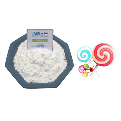 Food Grade Cooling Agent WS12 99.9% Pure White Crystal Powder For Candy