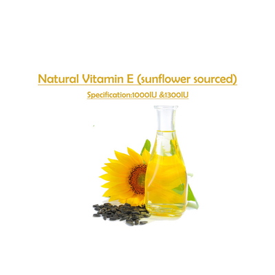 1300IU Food Grade Sunflower Sourced Natural Vitamin E