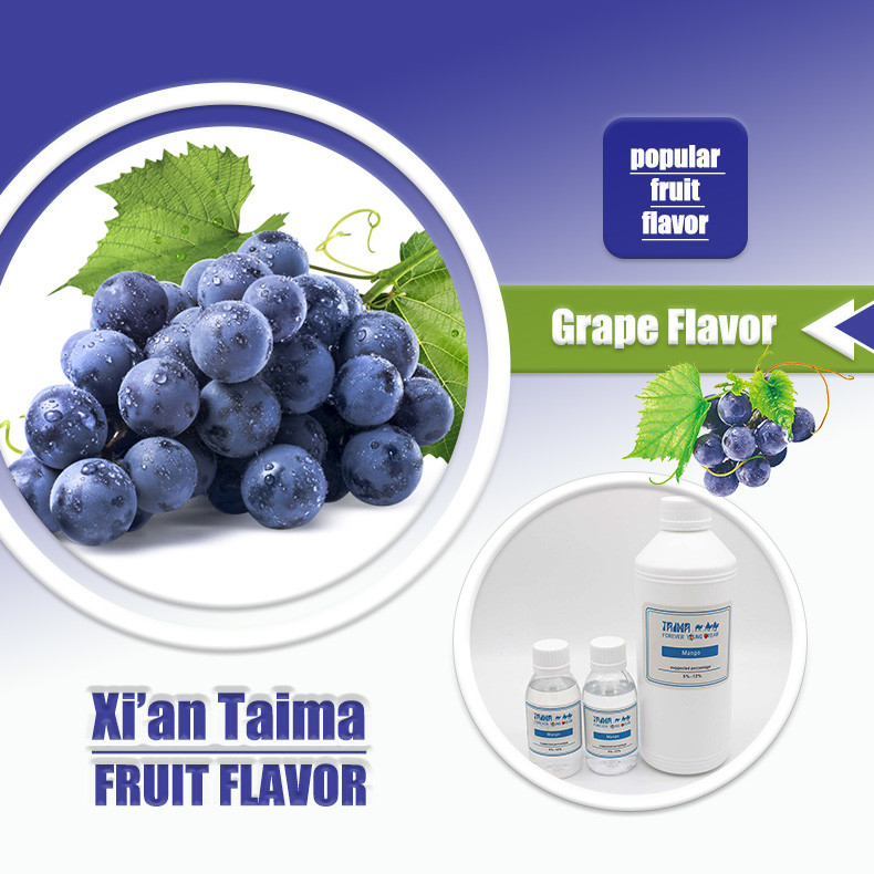Plant Extract Fruit PG Based Grape Flavour Used For Vape Juice 125ml Bottle