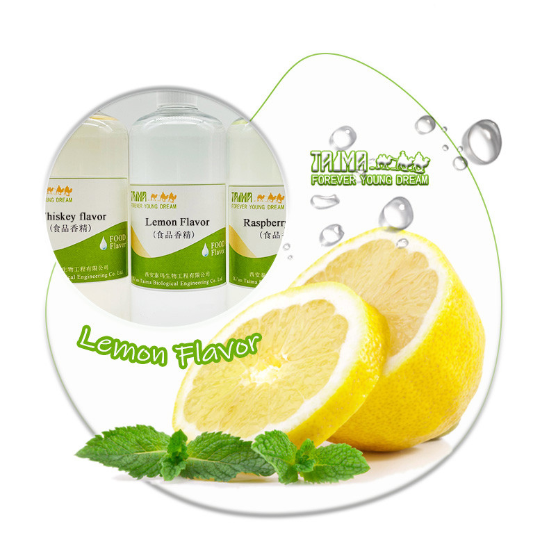 Food Grade Additives Superior Lemon Oil Flavors for Food and Cosmetics Manufacturing