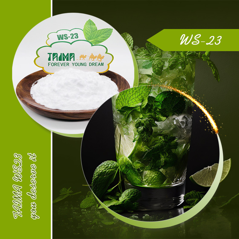 Cooling Agent WS-23 Powder 99% CAS No 51115-67-4 Food Grade WS23 Cooling Agent for Food Beverage Vape