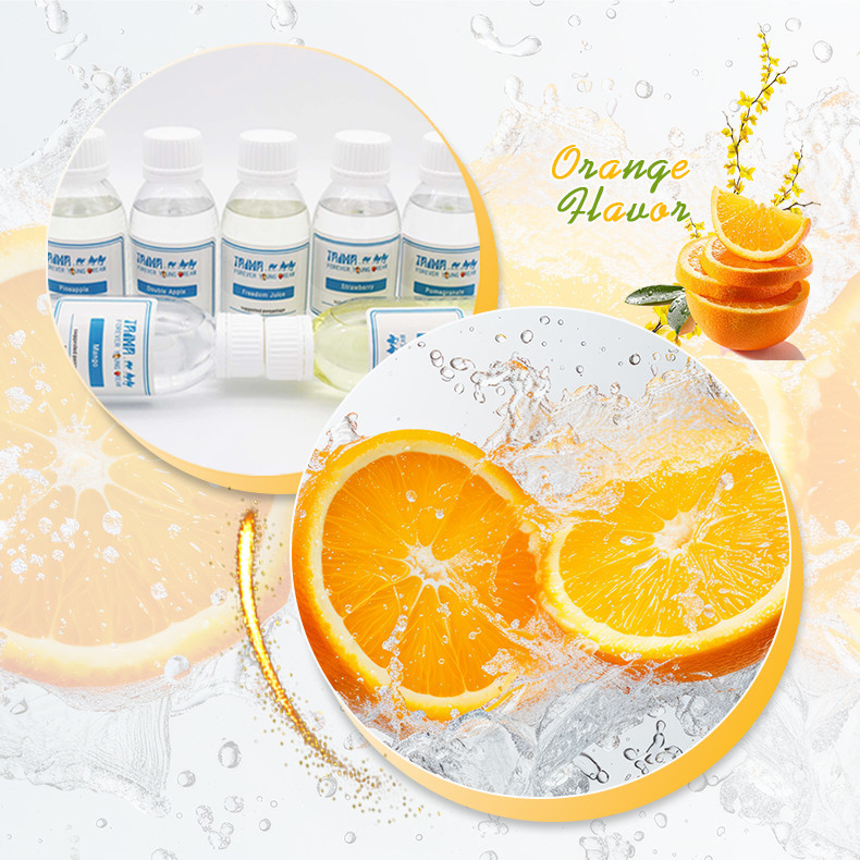 Hot Sell Fruit Concentrated Flavor Orange Aroma For PG/VG Liquid