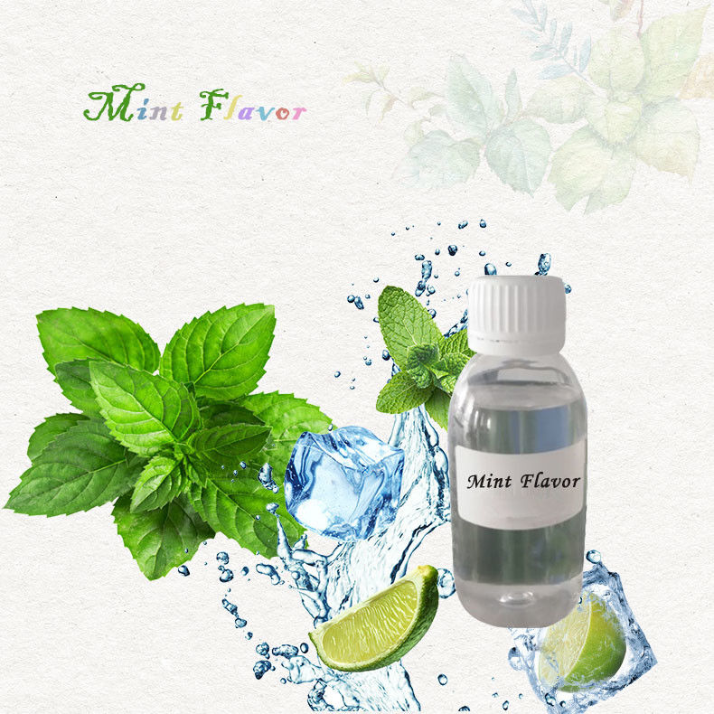USP/Food Grade Lemon Mint Flavor Concentrate with Cool Mint Odor Soluble in PG/VG for E-Liquid