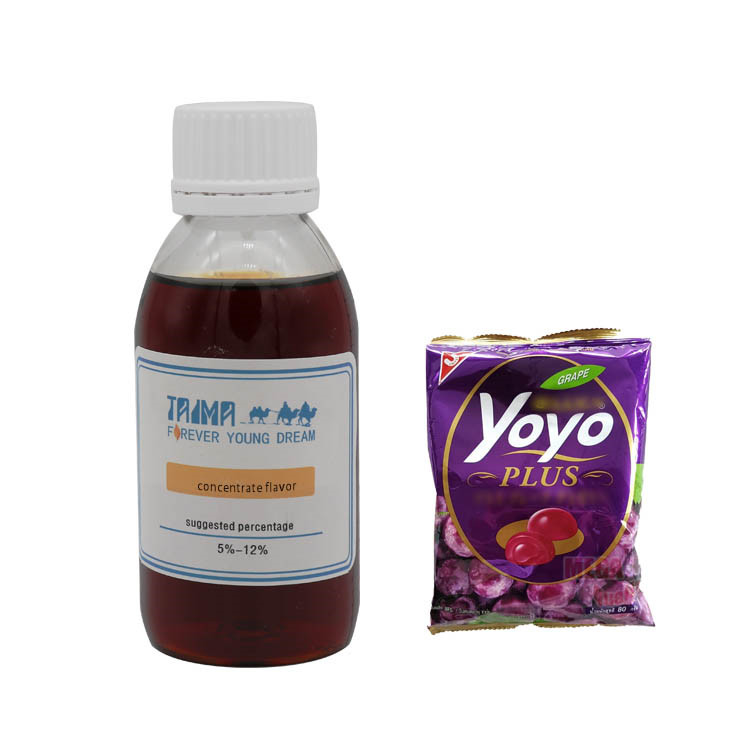 Concentrated E Cigarette Liquid Flavors Grape Yoyo Flavour Liquid Usp Grade