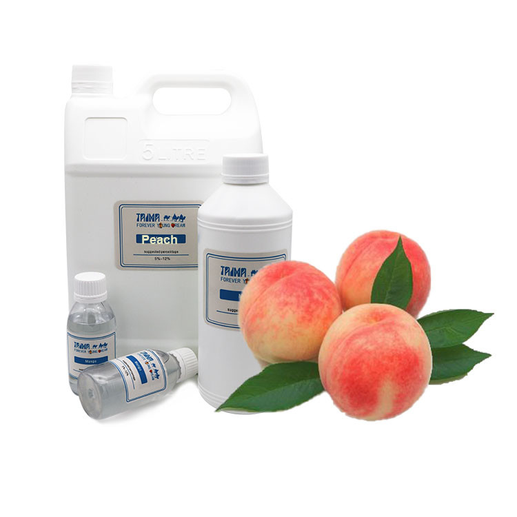Colorless Vg Based Honey Peach Fruit Vape Juice Flavors