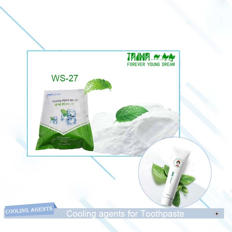 99% Food Grade Cooling Agent Liquid WS-27 For Mint Candy