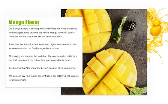 China Mango Flavor/Gold Mango/ICE Mango Series For Vape Juice From Taima