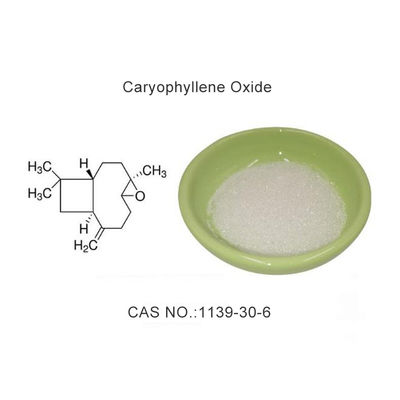 China Caryophyllene oxide powder with melting point 55-62 °C boiling point 301.3°C and density 0.96 for pharmaceutical applications