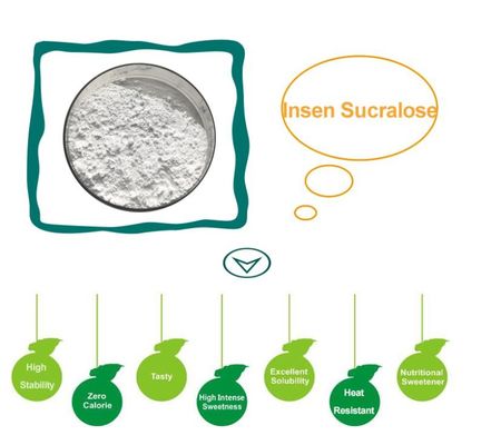 China HPLC Food Grade Additives Sweetener Sucralose Powder For Vape E Liquid