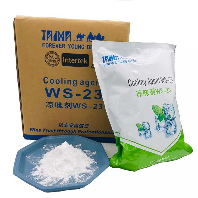 Popular WS23 Cooling Agent White Crystal Powder Long Lasting Refreshing Effect