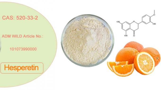 98% Hesperetinp Powder Cas 520-33-2 Hesperetin Extracted From Dried Orange Peel 0